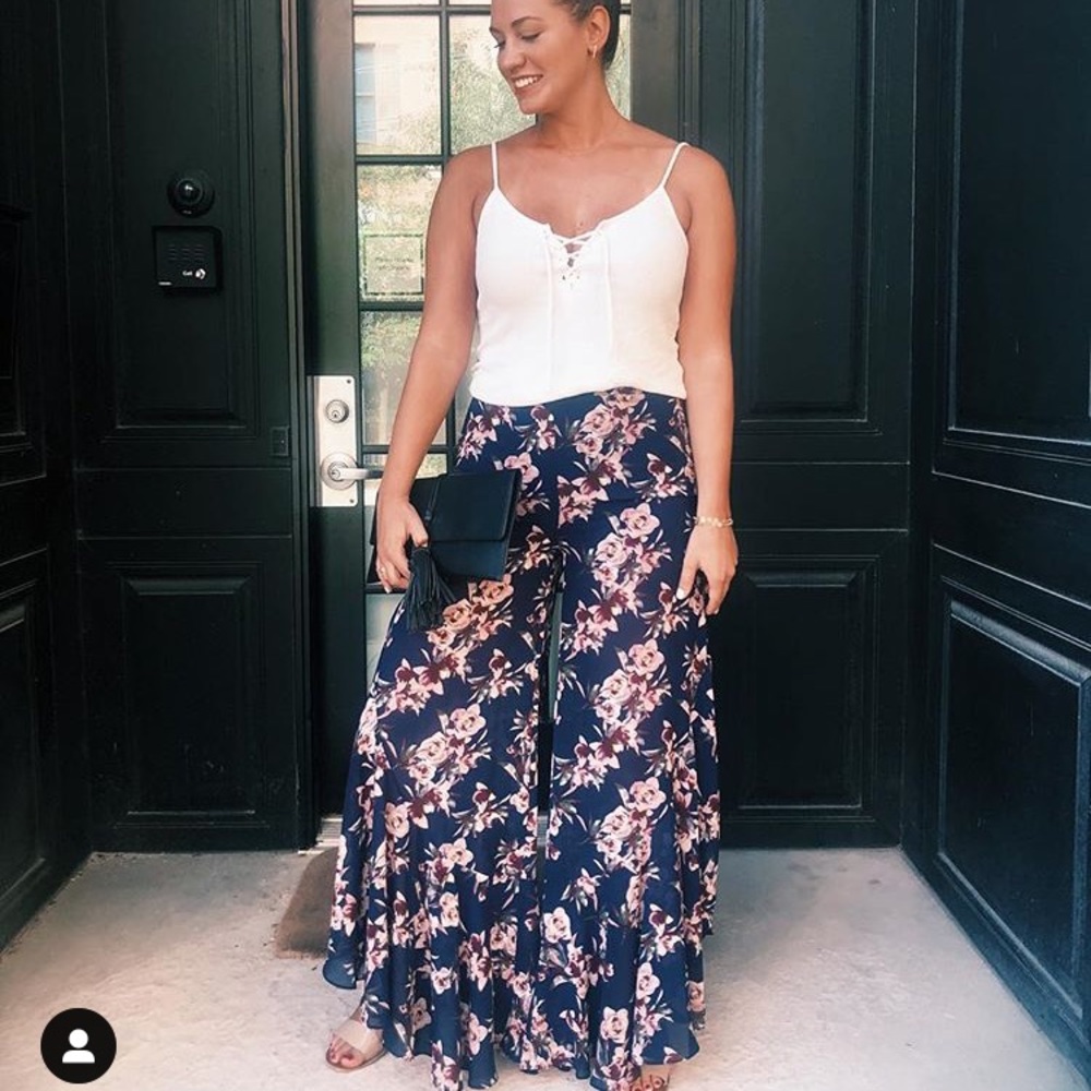 Lulus flower pants